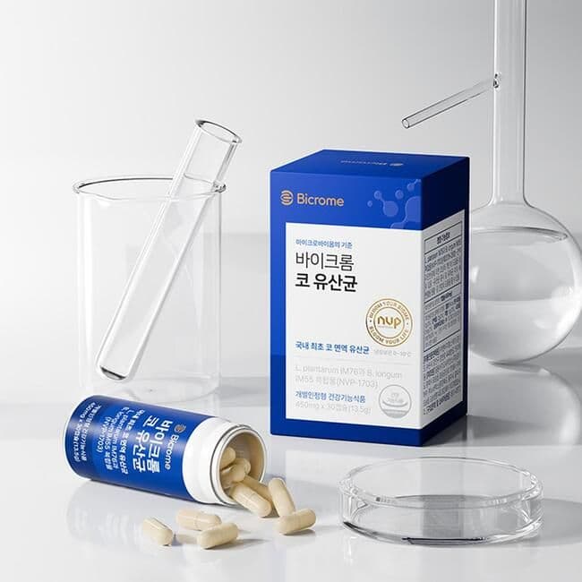[정기배송] 바이크롬 코 유산균 캡슐 1개월분